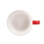 Tasse à café 340 ml aroma olympia - rouge- boîte de 6 -  - grès x96mm