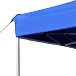 vidaXL Tente de réception pliable Aluminium 4 5x3 m Bleu