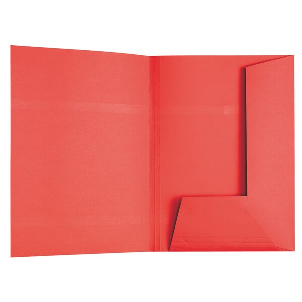 Sous-dossier kraft dossier suspendu 2 rabats esselte 23 x 31 cm - rouge - carton de 100