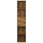 vidaXL Bibliothèque Chêne fumé 36x30x171 cm Bois d'ingénierie