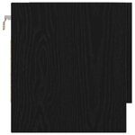 vidaXL Armoire avec stockage Noir 70 x 32.5 x 35 cm Bois d'ingénierie
