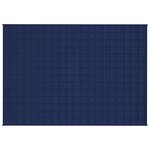 vidaXL Couverture lestée Bleu 138x200 cm 6 kg Tissu