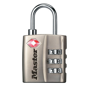 Cadenas à Combinaison TSA  Gris   5 5 x 3 x 2 6 cm