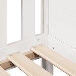 vidaXL Cadre de lit d'enfants forme de maison 90x190cm bois massif pin