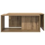 vidaXL Ensemble de tables basses 2 Pièces Chêne artisanal