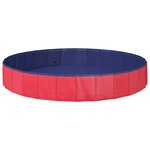 vidaXL Piscine pour enfants Rouge Ø200 x 30 cm
