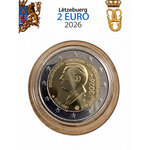 2 euros commémorative Luxembourg 2026 - Grand Duc Guillaume  coincard BU.