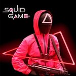 SQUID GAME Masque déguisement - Soldat triangle