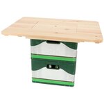 Esschert Design Dessus de table pour caisse de bière Naturel