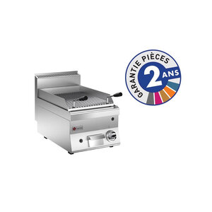 Grill pierre de lave à gaz - grille 18 dm² - gamme 650 - baron -  - acier inoxydable x650xmm
