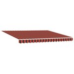 vidaXL Store Manuel Rétractable Orange et Marron 400x350 cm