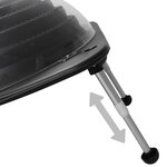 vidaXL Chauffage solaire de piscine 75x75x36 cm HDPE Aluminium