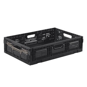 Pack and Move - Bac Rangement Pliable - Charge 15 kg - 40 x 60 x 15 cm - Stockage  Rangement  Outillage - Rangement Facile - Robuste - 31L