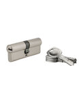 SP - Cylindre de serrure à  double entrée Tiger 6 Dynamic  40x40mm  nickelé  anti-arrachement  anti-perçage  5 clés - SP