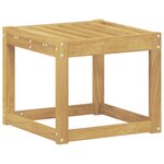vidaXL Banc de Jardin Blanc 43 x 43 x 37 cm Bois d'Acacia Massif