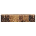 vidaXL Table d'appoint murale 87 5 x 34 5 x 17 cm Bois d'ingénierie
