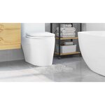 vidaXL Tapis de bain Gris 50 x 50 cm Polypropylène