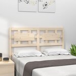 vidaXL Tête de lit 125 5x4x100 cm Bois massif de pin