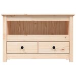 vidaXL Meuble TV 79x35x52 cm Bois de pin massif