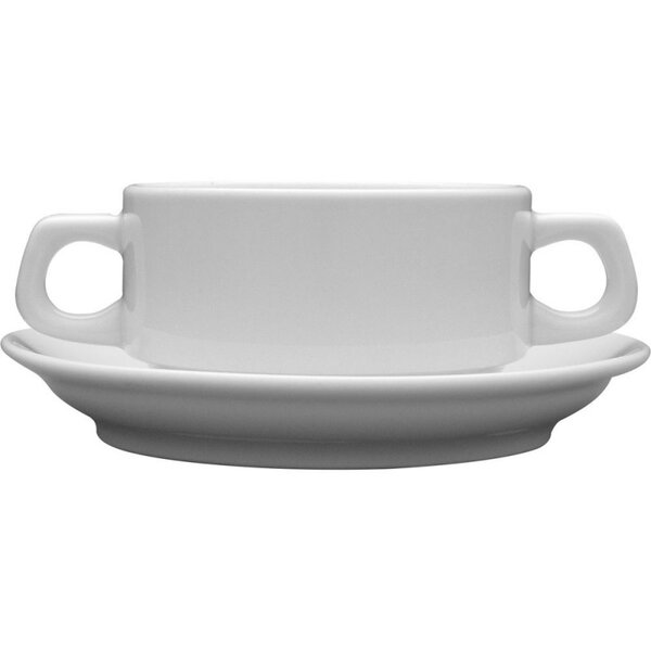 Bol à soupe avec deux anses hel - lot de 6 - 320 ml - stalgast -  - porcelaine 160x60mm