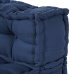 Pouf Modulaire vidaXL Indigo 70x70x54 en Tissu