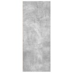 vidaXL Bibliothèque à 2 niveaux gris béton bois d'ingénierie