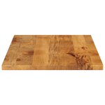 vidaXL Dessus de table 110x70x2 5cm rectangulaire bois massif manguier