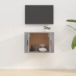 vidaXL Meuble TV mural Sonoma gris 57x34 5x40 cm