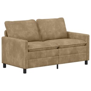 vidaXL Canapé Taupe 156 x 81 x 87 5 cm Polyester