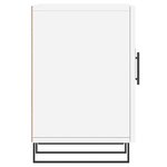 vidaXL Meuble TV blanc 150x30x50 cm bois d'ingénierie