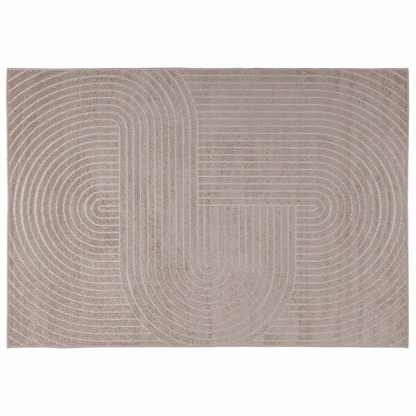 vidaXL Tapis de surface HUARTE Beige 340 x 240 cm Polyester