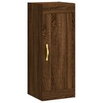 vidaXL Armoire murale chêne marron 34 5x34x90 cm bois d'ingénierie