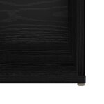 vidaXL Meuble TV 4 Pièces Chêne Noir 37 x 35 x 107.5 cm Bois Ingénieur