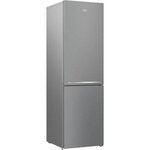 Beko - rcsa270k30xbn - réfrigérateur congélateur bas - 262 l (175+87) - froid statique - minfrost - a+ - métal brossé