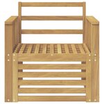 vidaXL 2 Pièce Ensemble de canapés d'extérieur Bois d'Acacia Massif
