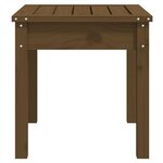 vidaXL Banc de jardin marron miel 50x44x45 cm bois de pin massif