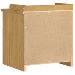 vidaXL Banc de couloir SANDNES 45x40x50 cm bois de pin massif