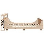 vidaXL Cadre de lit sans matelas 150x200 cm bois de pin massif