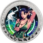 Monnaie TAURUS Anime Zodiac 1 Oz Argent 5 Cedis Ghana 2025 (PRÉCOMMANDE)