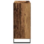 vidaXL Meuble à vinyles Bois ancien 85 x 38 x 89 cm Bois d'ingénierie