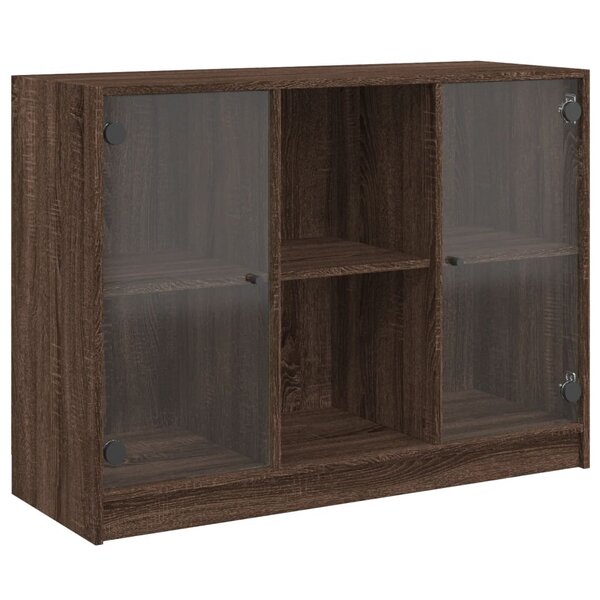 vidaXL Buffet chêne marron 102x37x75 5 cm bois d'ingénierie