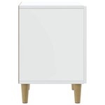 vidaXL Cabinet de chevet 2 pc Blanc 43 x 34 5 x 50 cm
