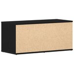 Meuble TV vidaXL en chêne artisan 80x34x35 5 cm en bois d'ingénierie