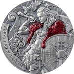 FREYDIS EIRIKSDOTTIR Le chemin du Valhalla Pièce 2 Once Argent 2000 Francs Cameroun 2024