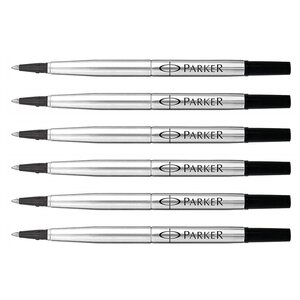 Recharge rollerball Z41 Pointe Moyenne 0 7 mm Noire x 6 PARKER