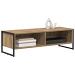vidaXL Meuble TV Chêne artisan 100 x 36 5 x 30 5 cm Bois d'ingénierie