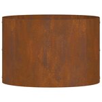 vidaXL Pots de jardin 5 Pièces Marron 30 x 30 x 20 cm Acier cuivré
