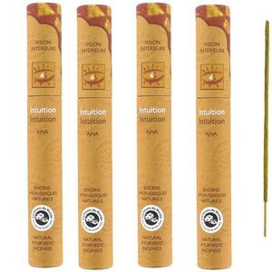 64 bâtonnets d'encens ayurvédique naturel - Intuition
