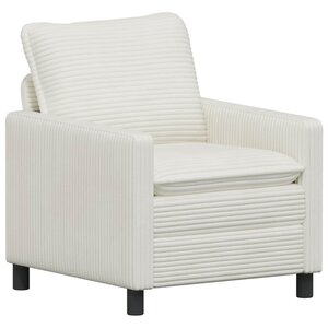 vidaXL Canapé Crème 76 x 81 x 87 5 cm Polyester