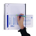Cahier ACTIVEBOOK PP Intercalaire 160 pages 90g A4+ Lignée 7mm Coloris Aléatoire OXFORD